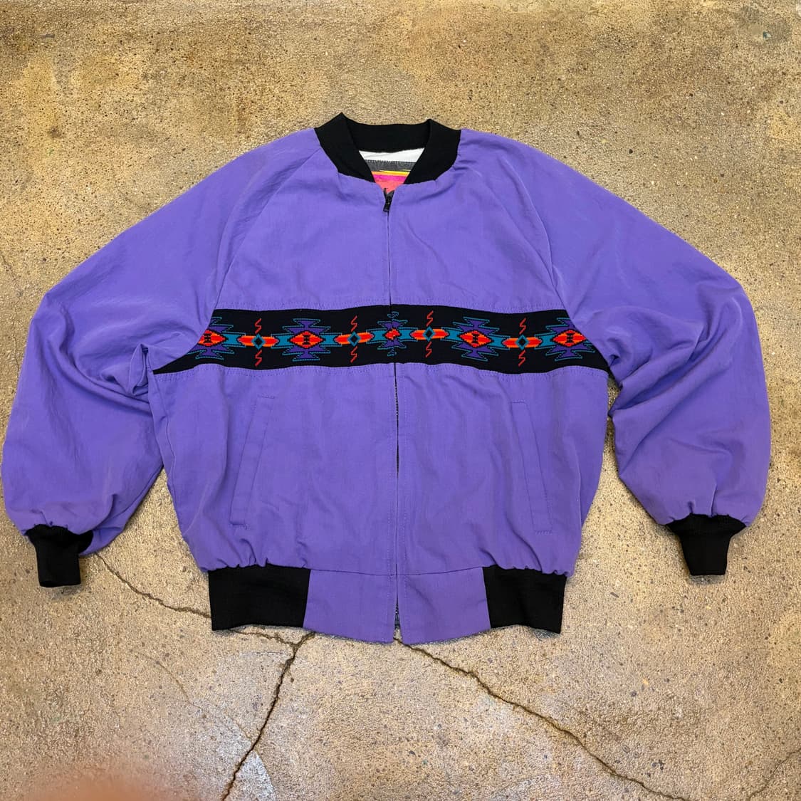 90s Made in USA 빈티지 카우보이 자켓 블루종 항공점퍼 상품이미지1