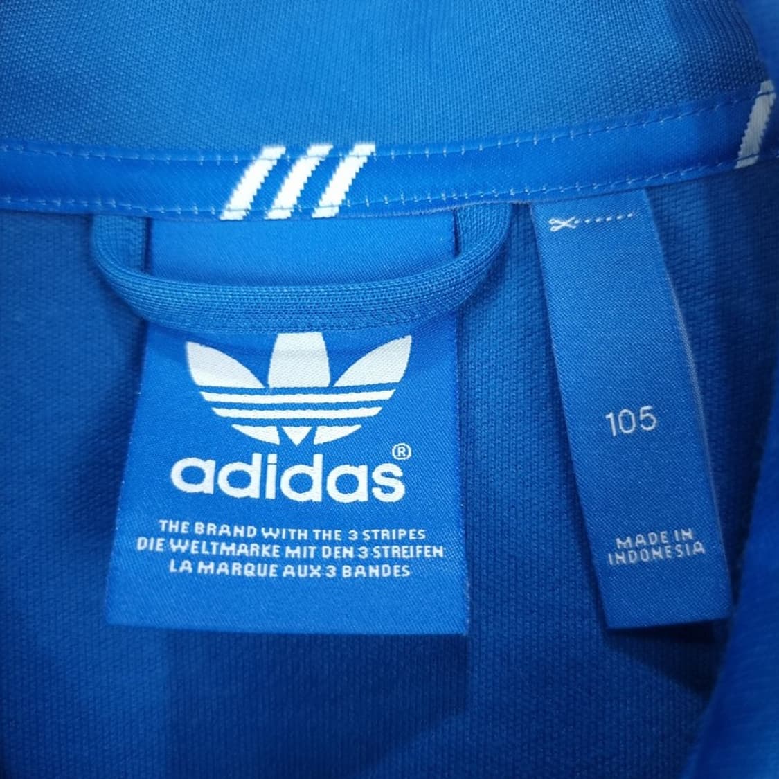 [아디다스] 유로파 져지 트랙탑 집업 자켓 블루 M18745 상품이미지8