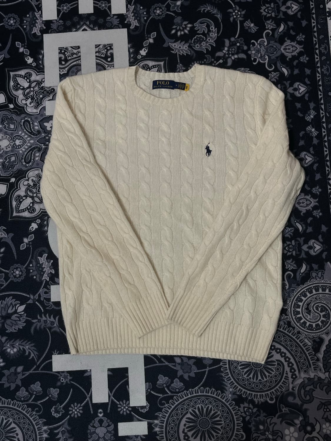 폴로 랄프로렌 케이블 캐시미어 니트 상품이미지1