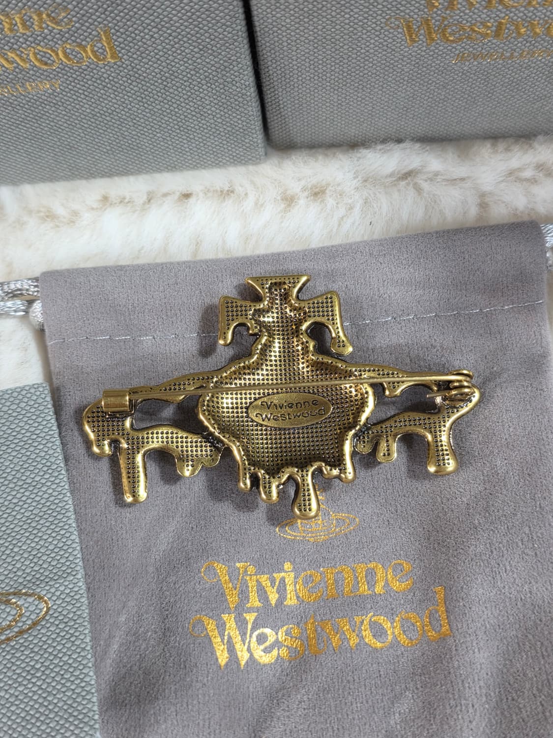 빈티지 유령 엔틱 비비안웨스트우드 브로치 상품이미지4