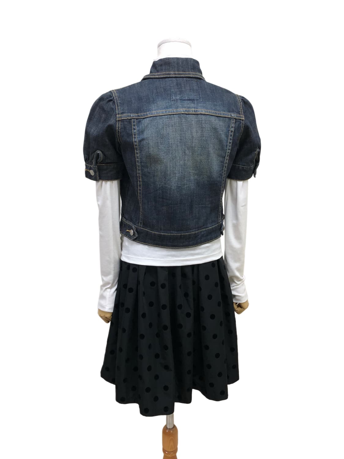 빈티지 반팔 청자켓 상품이미지8