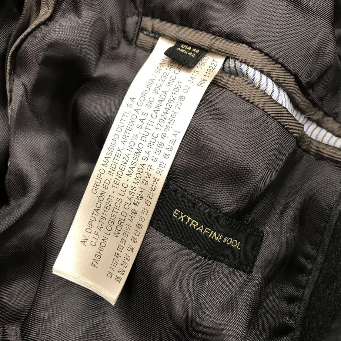 마시모두띠 FINE WOLL 울 모직코트 [105] 상품이미지7