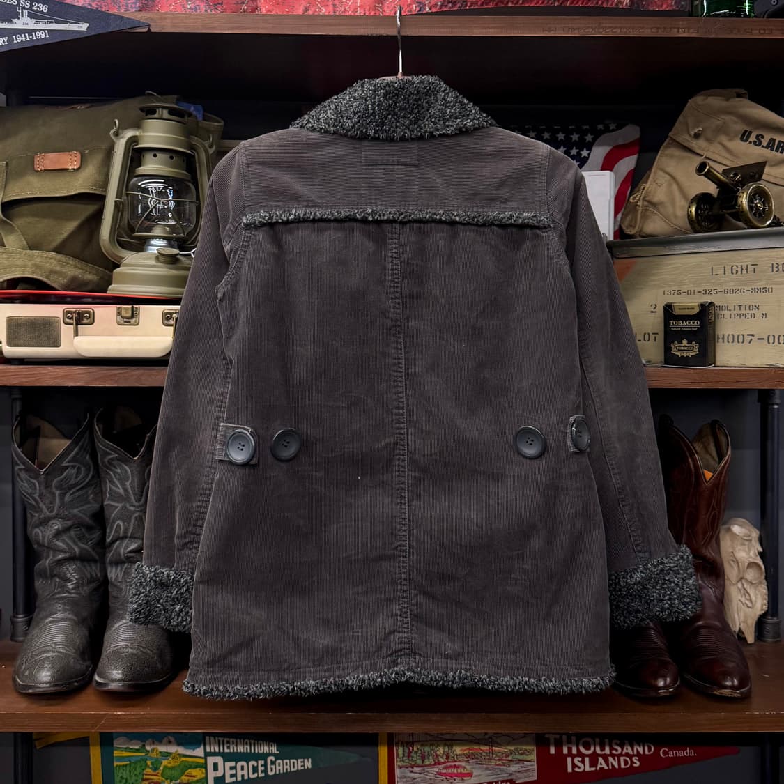 리바이스 레드 탭 신치백 플리츠 코듀로이 쉐르파 자켓 N222 상품이미지2