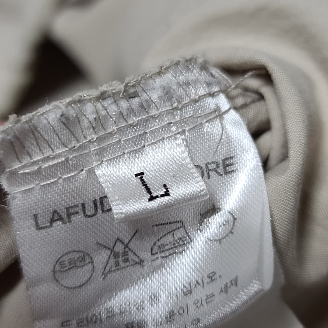 L ) 라퍼지스토어 남성 오버핏 아노락 반집업 바람막이 상품이미지4