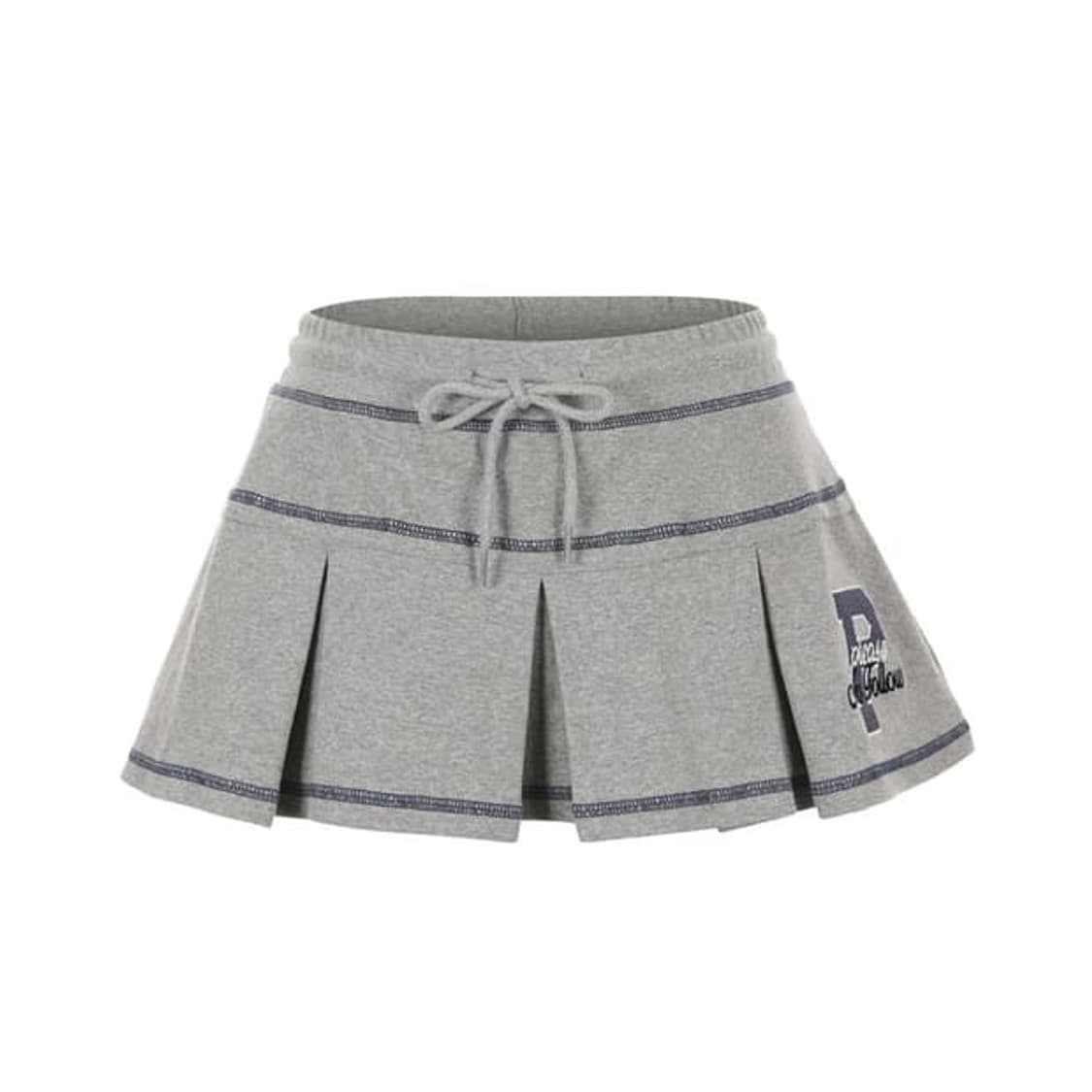 새상품 택o) 플리즈노팔로우 nancy stitch 플리츠 스커트 상품이미지1