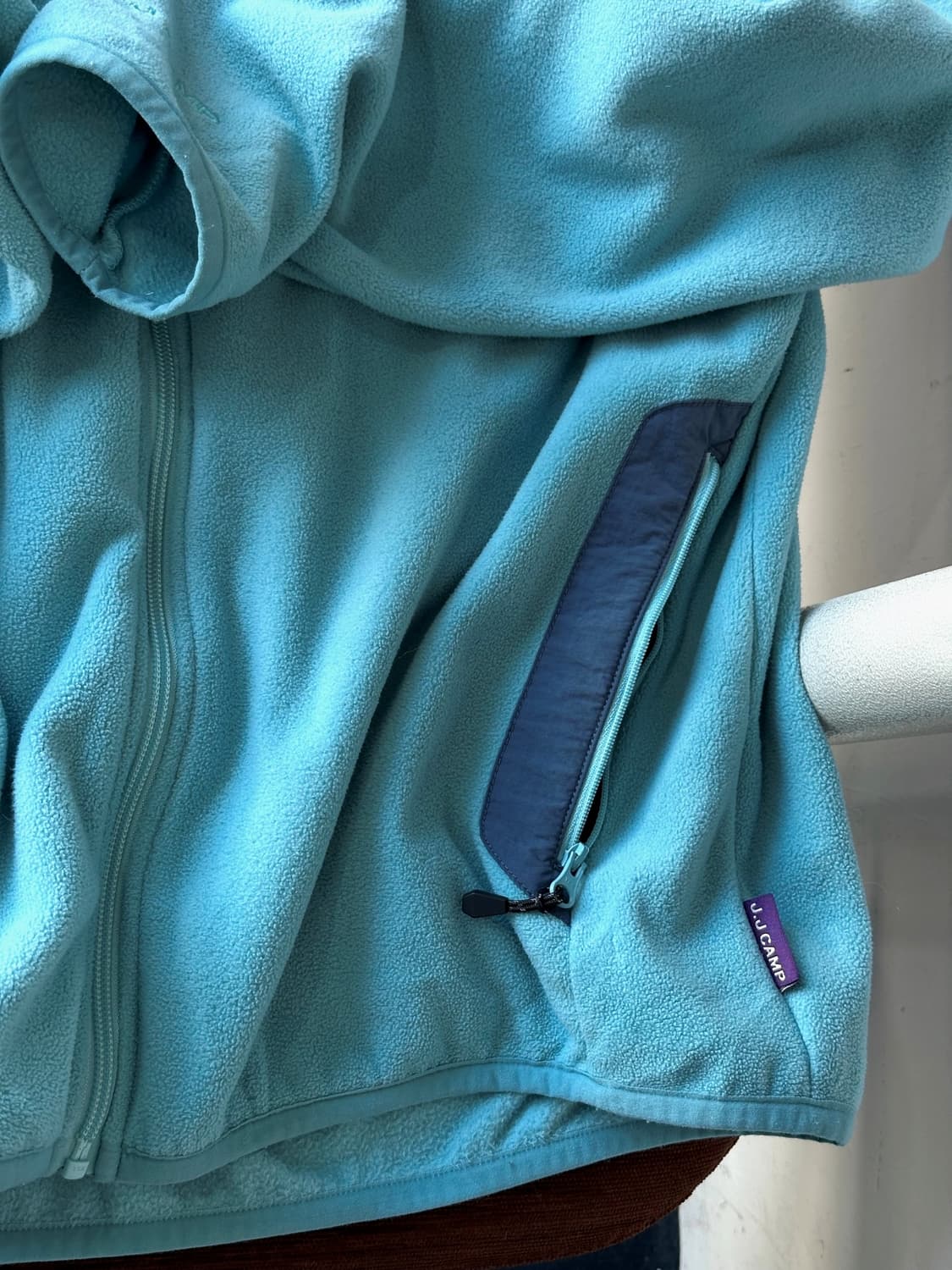 Fleece design zip blouson 상품이미지3