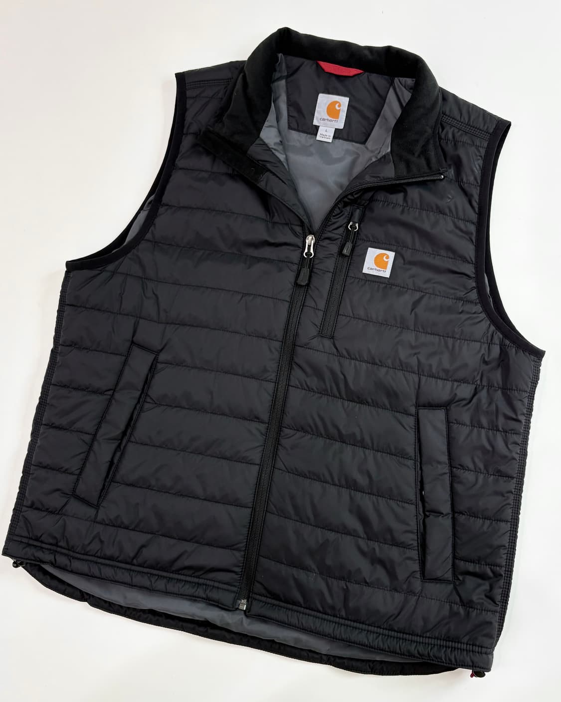 Carhartt 칼하트 블랙컬러 경량 베스트 집업 상품이미지1