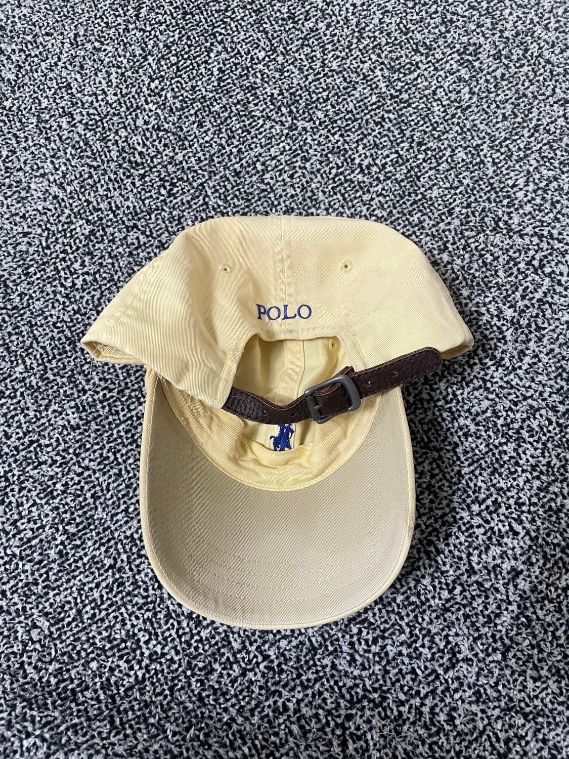빈티지9. 폴로랄프로렌 옐로우 코튼 치노 볼캡 상품이미지2