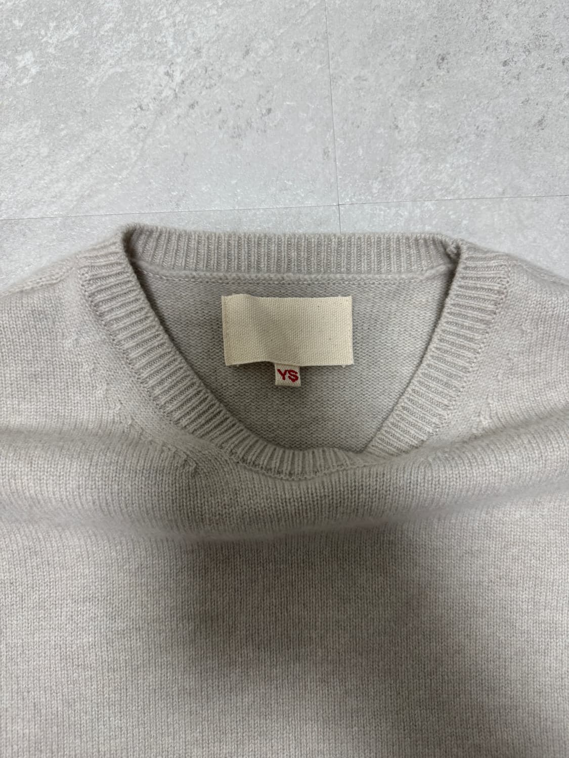 24fw 크루넥 베이지 니트 3 상품이미지3