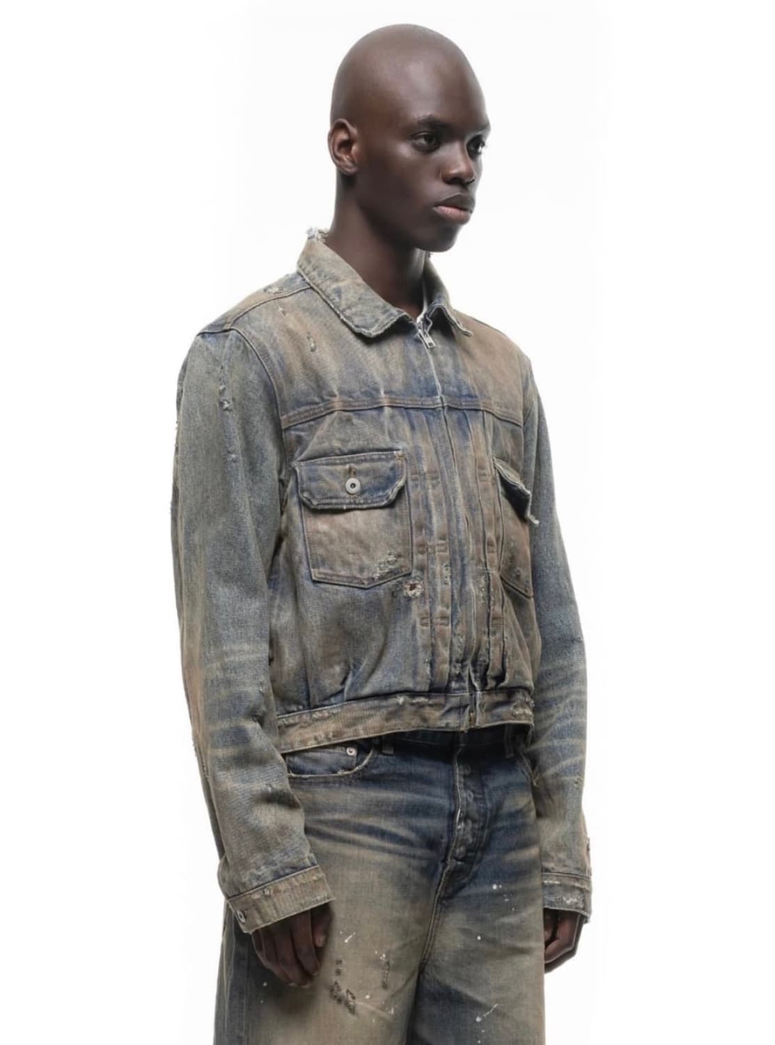 노페이스 스튜디오 데님 트러커 자켓 1size 상품이미지2