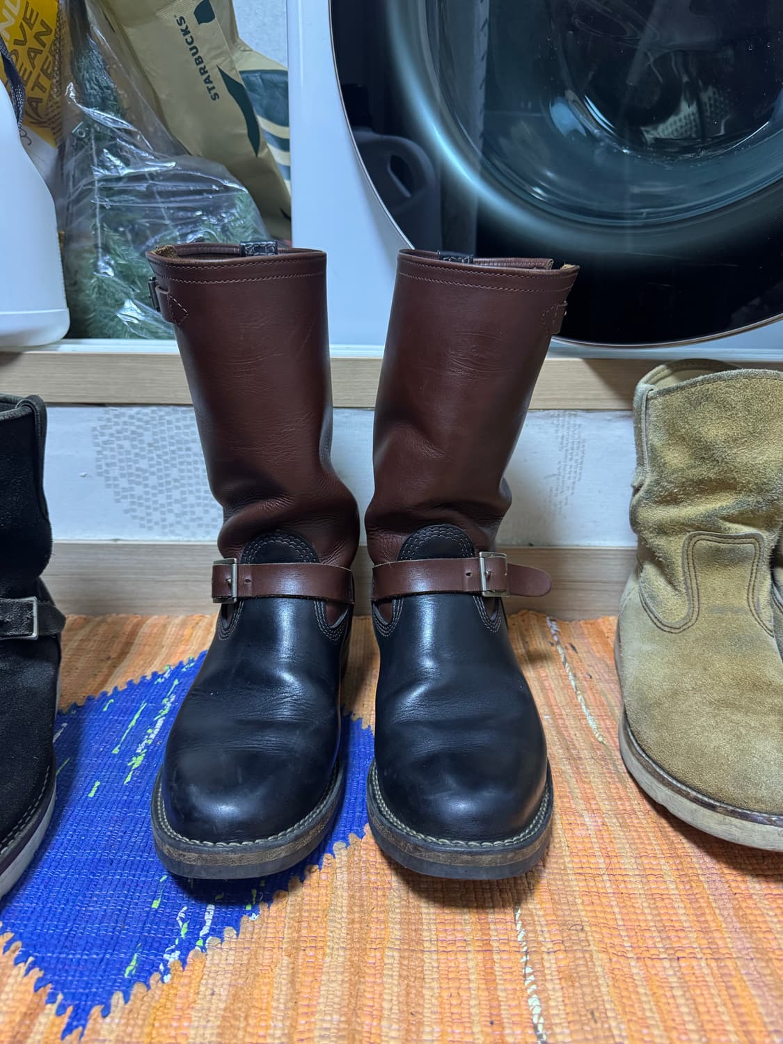 Wesco 투톤 엔지니어 부츠 9D 상품이미지1