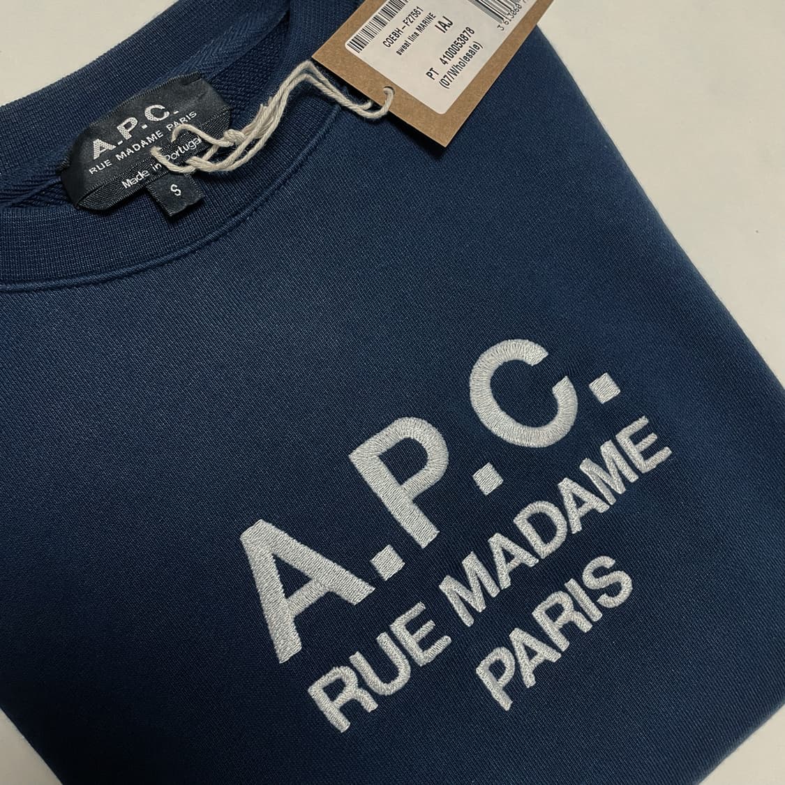 A.P.C. 아페쎄 티나 맨투맨 네이비 S 상품이미지3