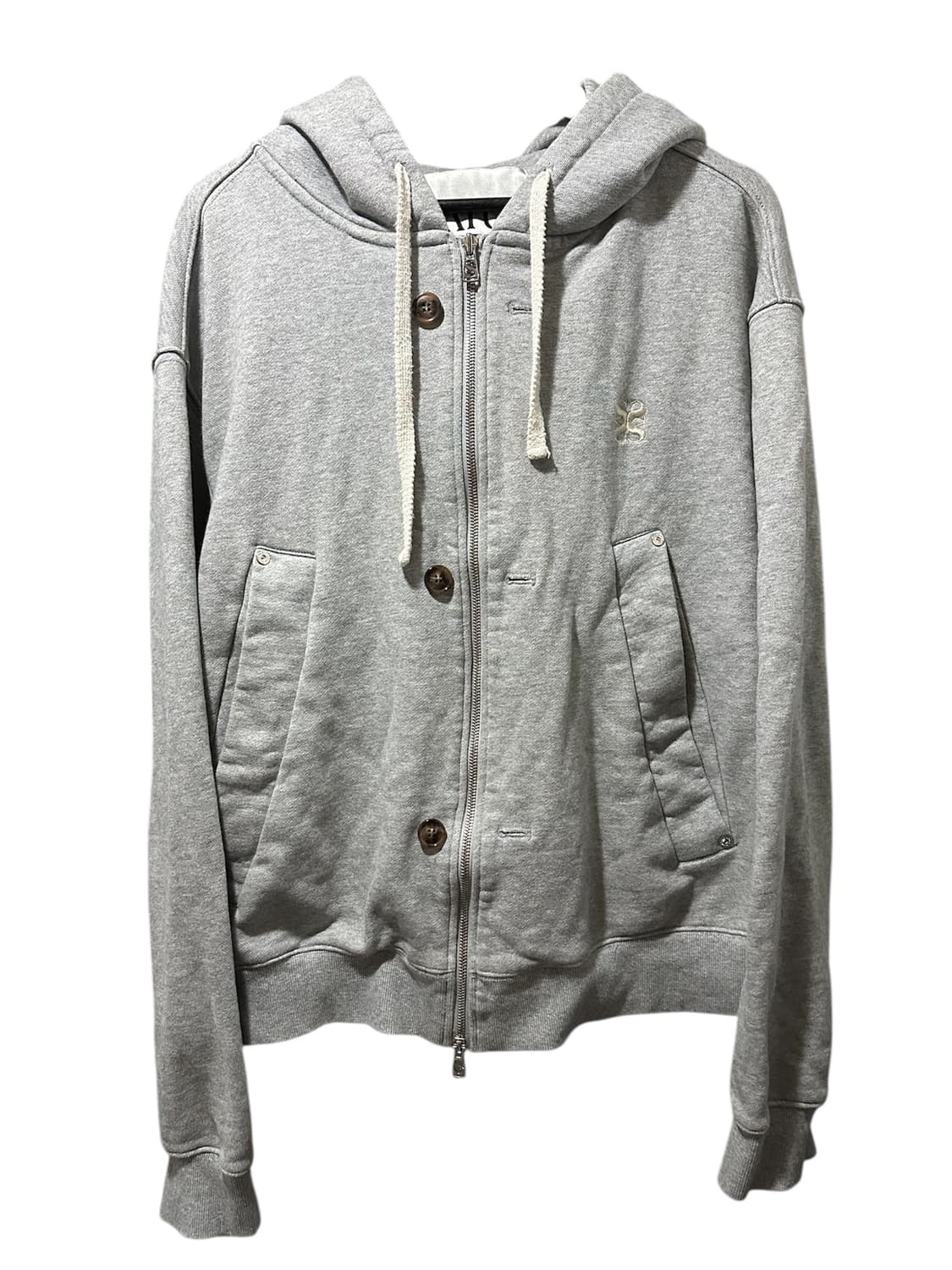 satur 세터 테오 코튼 올데이 후드 집업 그레이 xl 상품이미지1