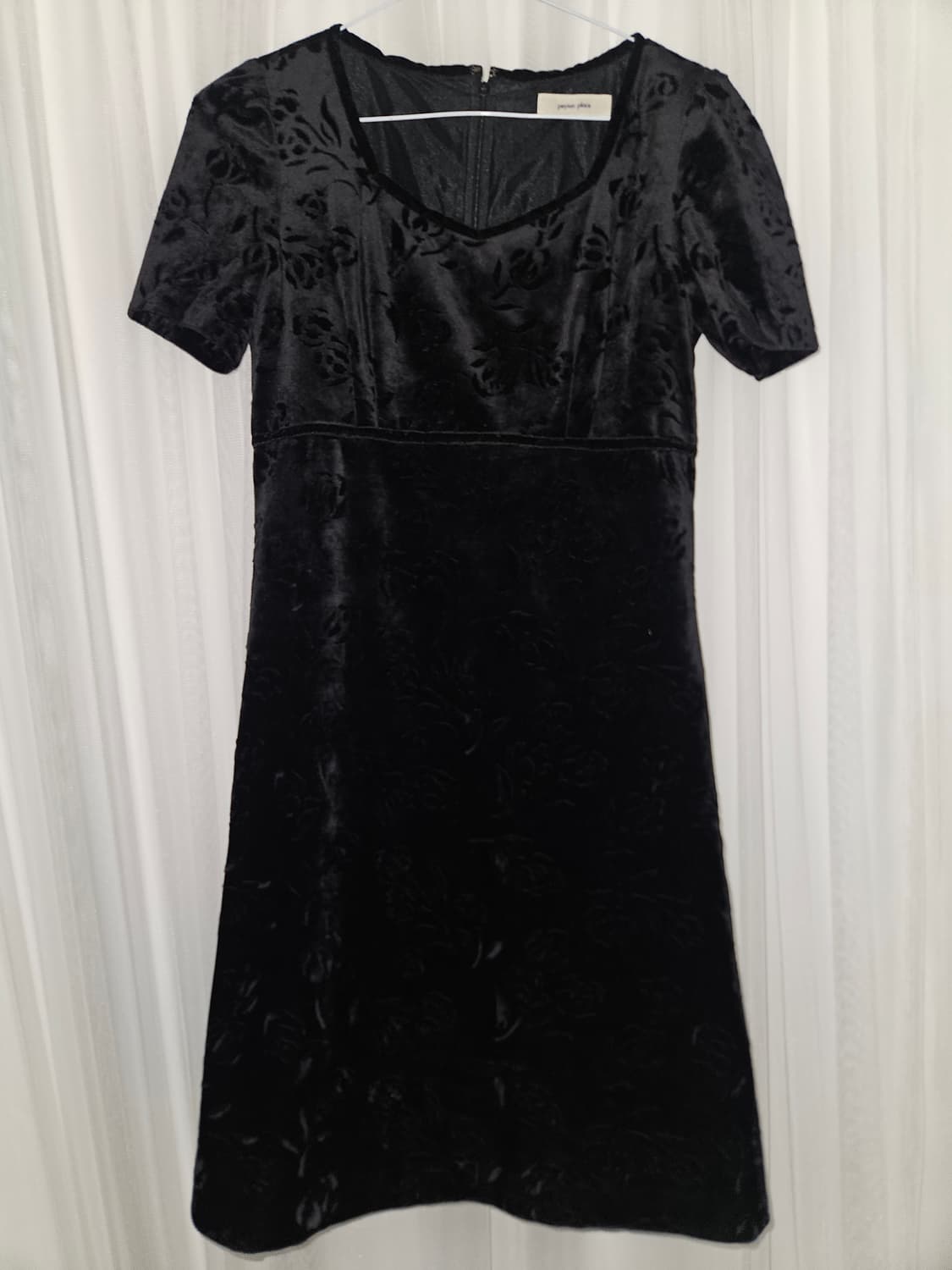 peyton place 로즈 패턴 벨벳 원피스 니혼진 공겜여주 히메갸루 상품이미지2