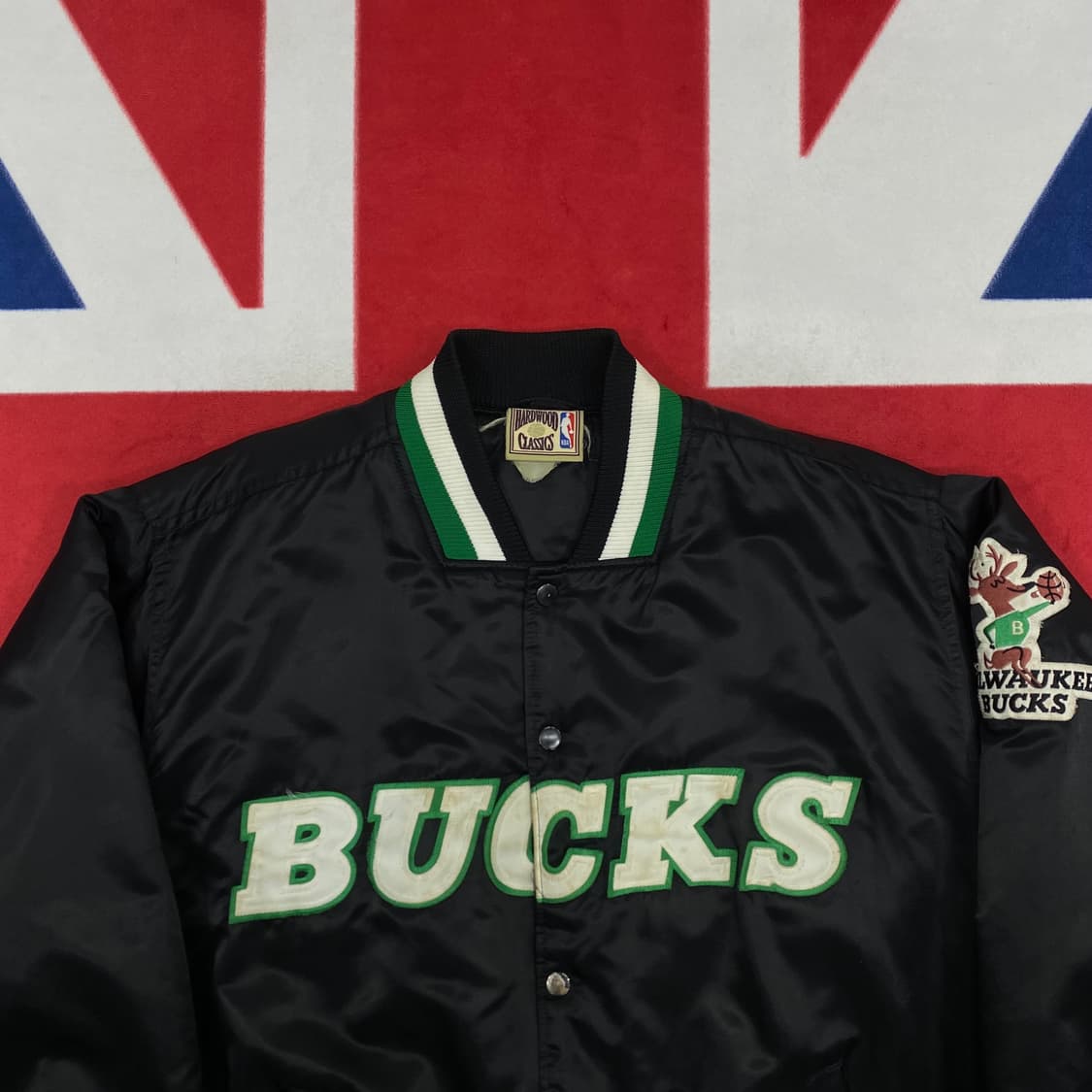 NBA 밀워티벅스 스타디움자켓 실측L  상품이미지3