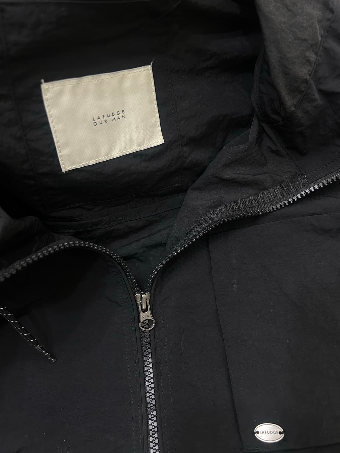 [M]라퍼지스토어 오버핏 로빈 후드 바람막이 상품이미지6