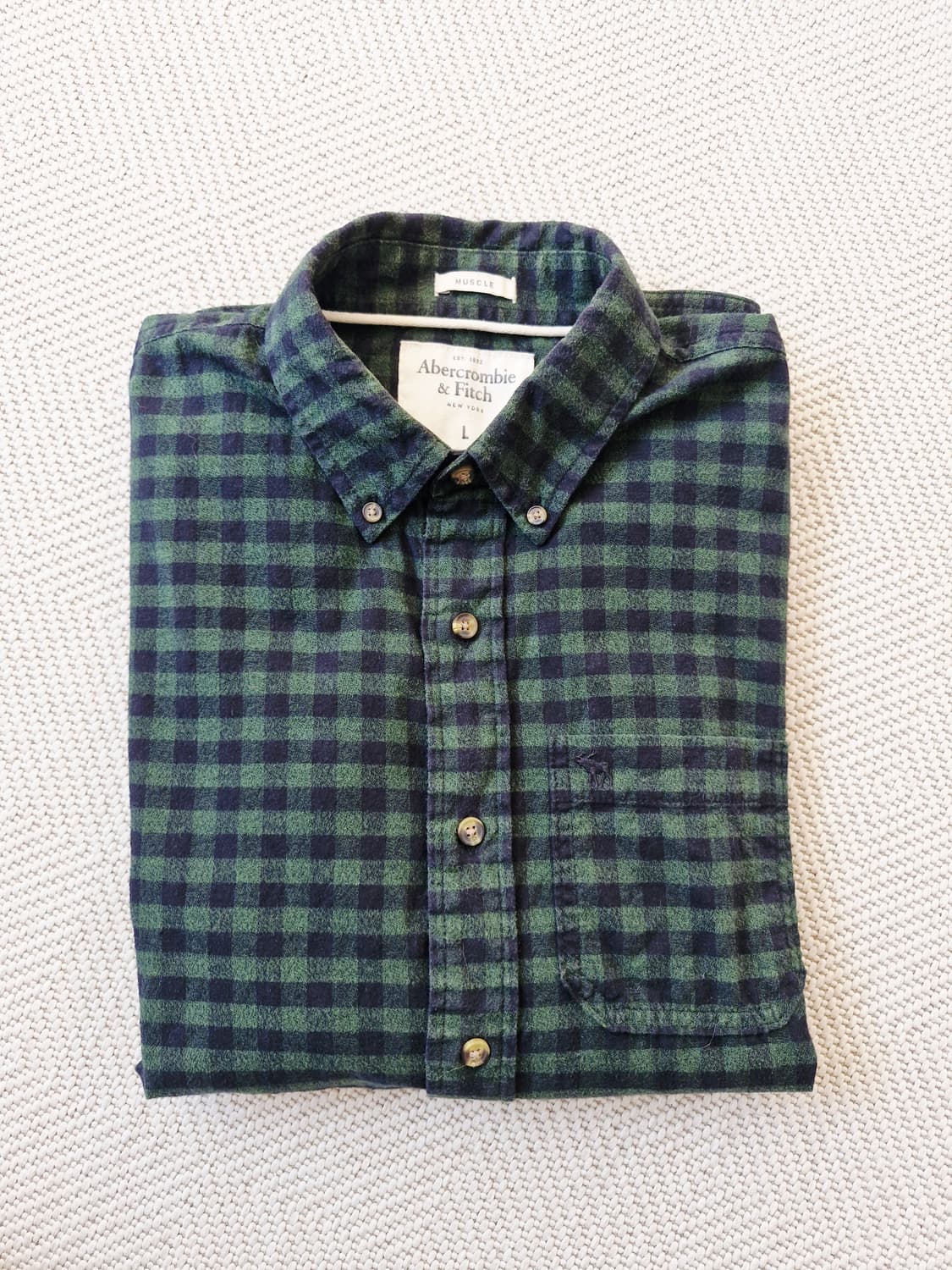 아베크롬비 플란넬 셔츠 L  상품이미지1