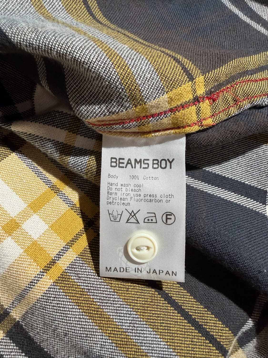 BEAMS BOY 빔즈 보이 체크셔츠 (Made In Japan) 상품이미지7