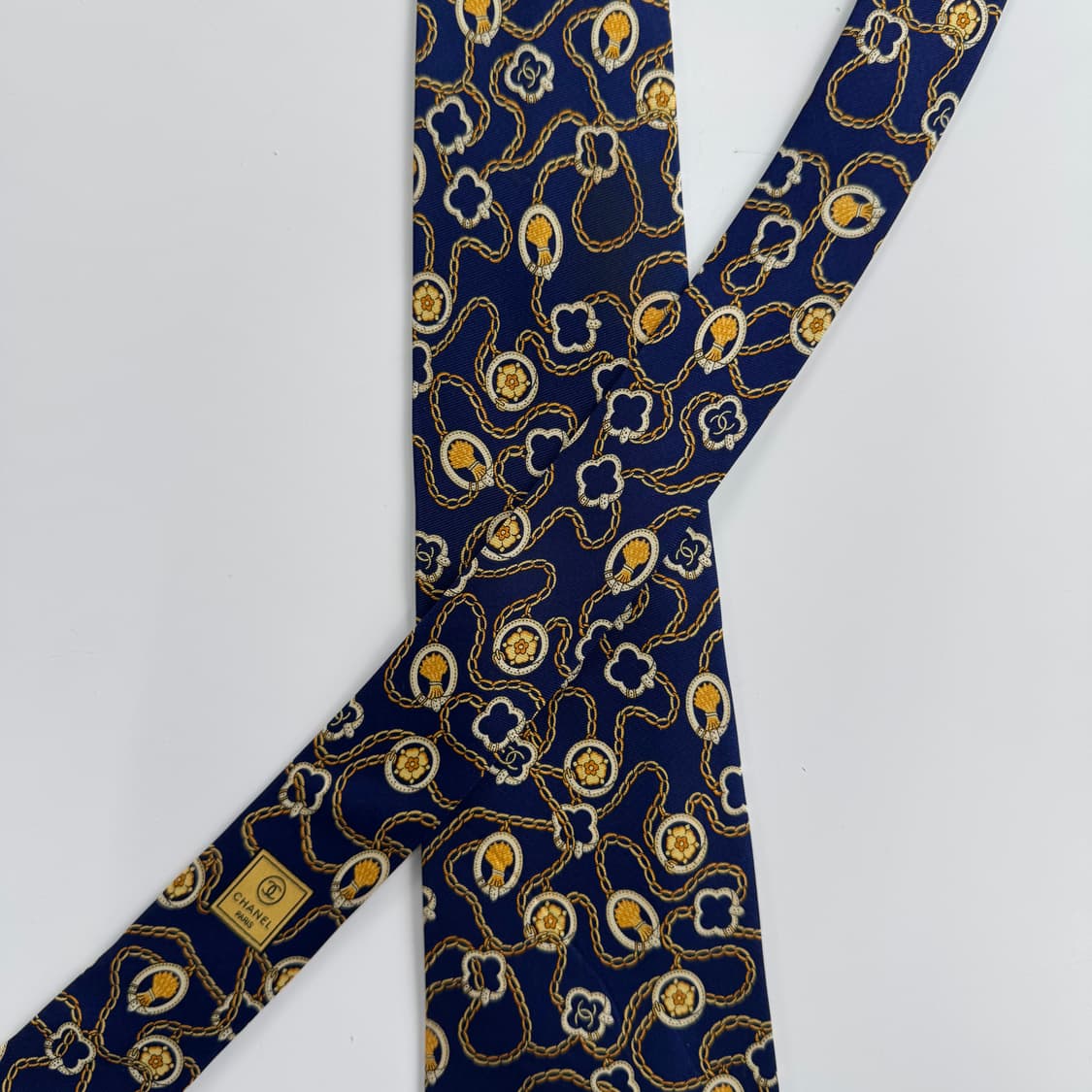 샤넬(CHANEL)모노그램 명품 정품 넥타이 상품이미지4
