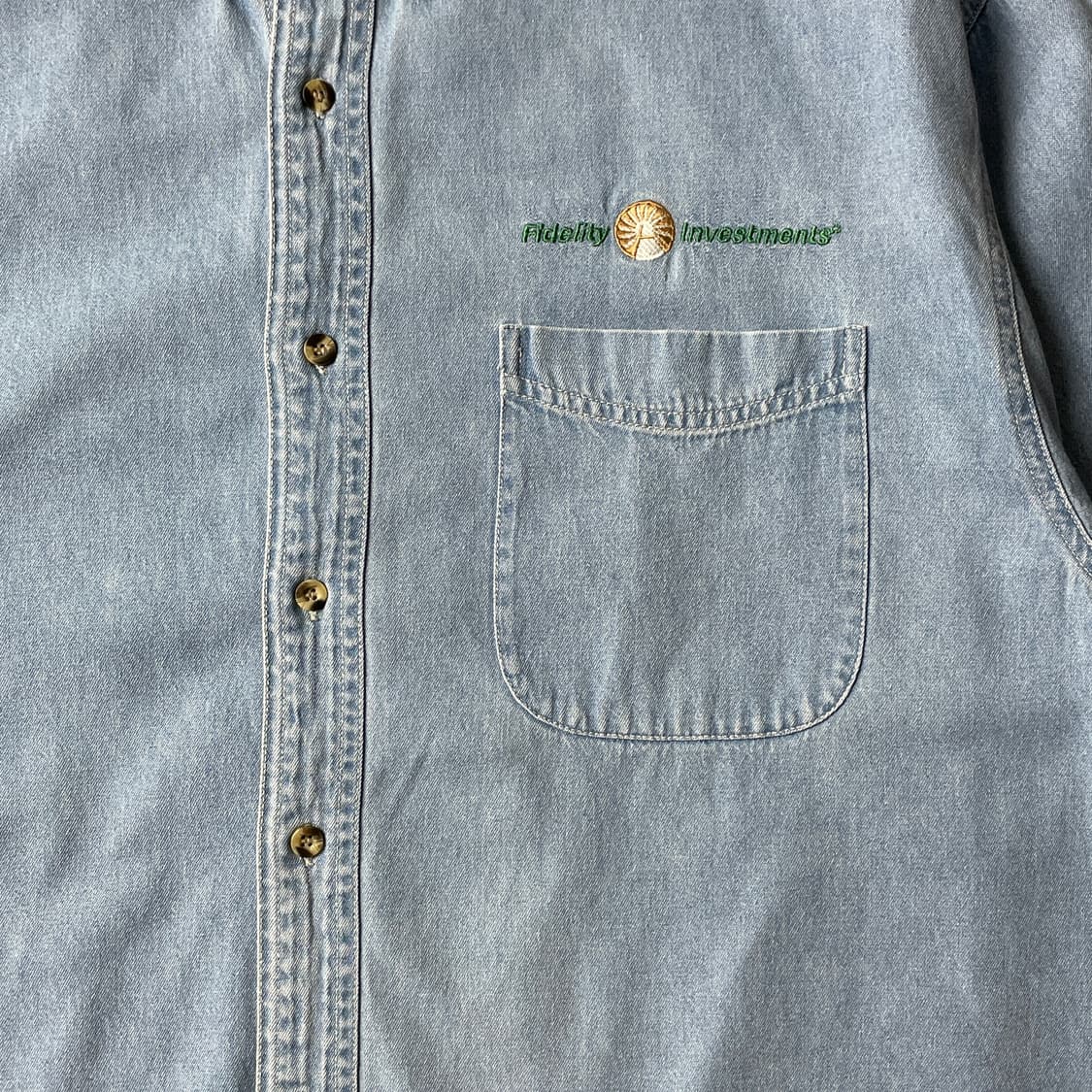 PORT AUTHORITY 빈티지 데님 코튼 셔츠 A00535 상품이미지3