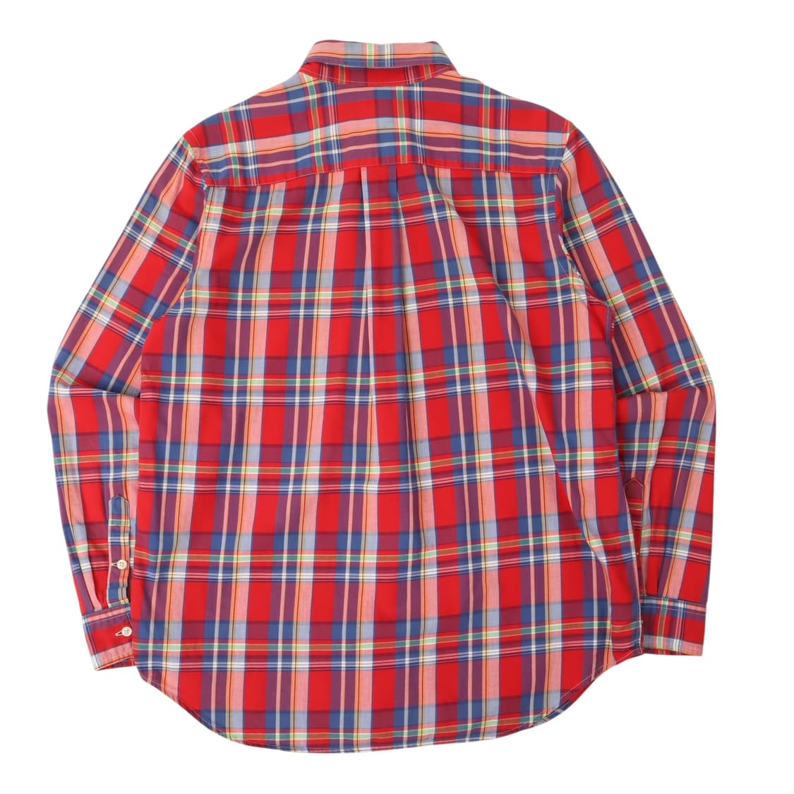폴로 랄프로렌 레드 마드라스 체크 셔츠 상품이미지4