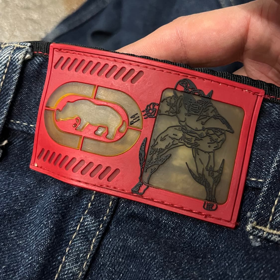 00s Ecko 올드스쿨 데님 카펜터 팬츠 (35“) 상품이미지8