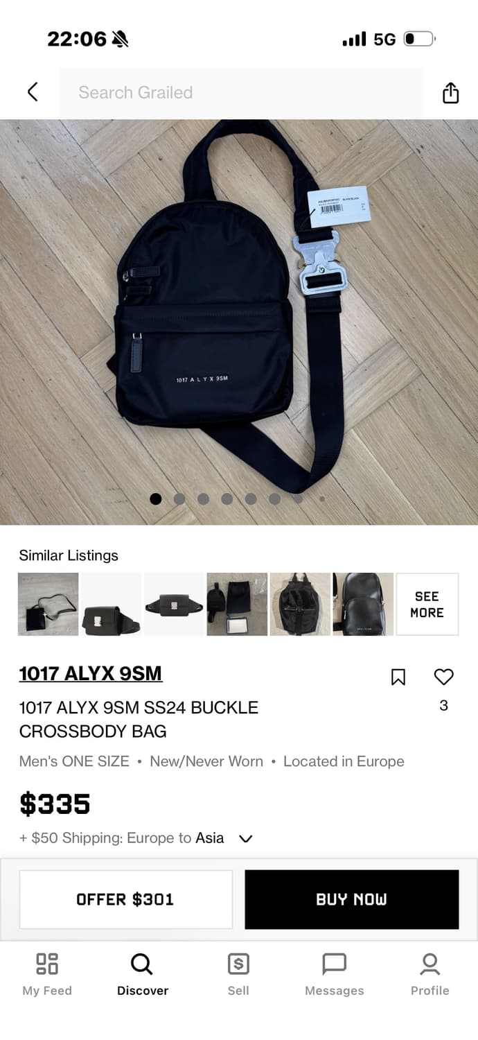 알릭스 버클 크로스바디백 상품이미지2