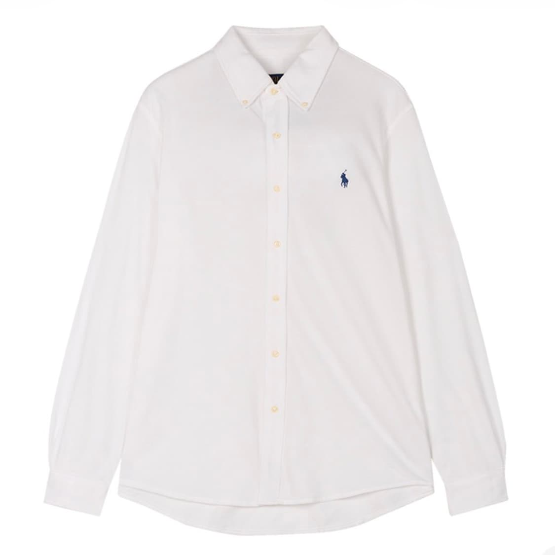 폴로 랄프 로렌 페더웨이트 메쉬 셔츠 화이트 상품이미지1