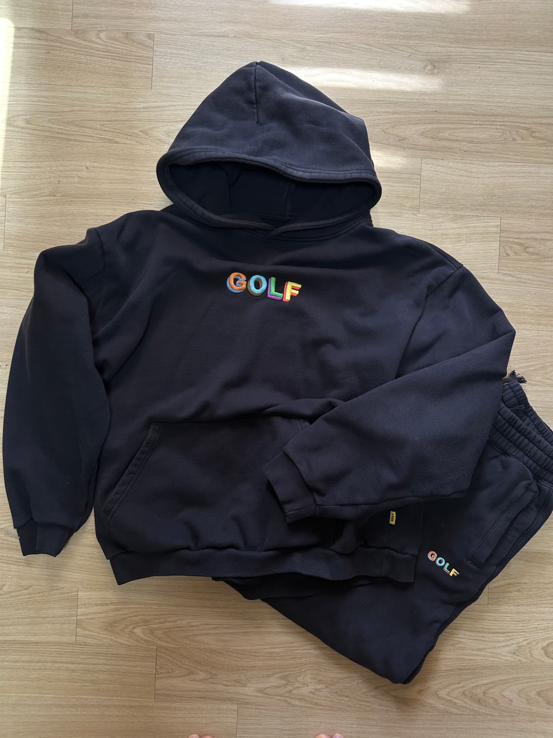 골프왕 3D 로고 워시드 후디 XL 상품이미지3