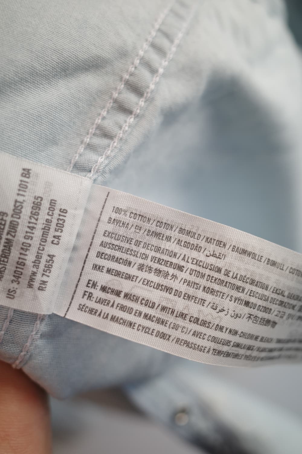 HOLLISTER 홀리스터 코튼 투포켓 셔츠  상품이미지5