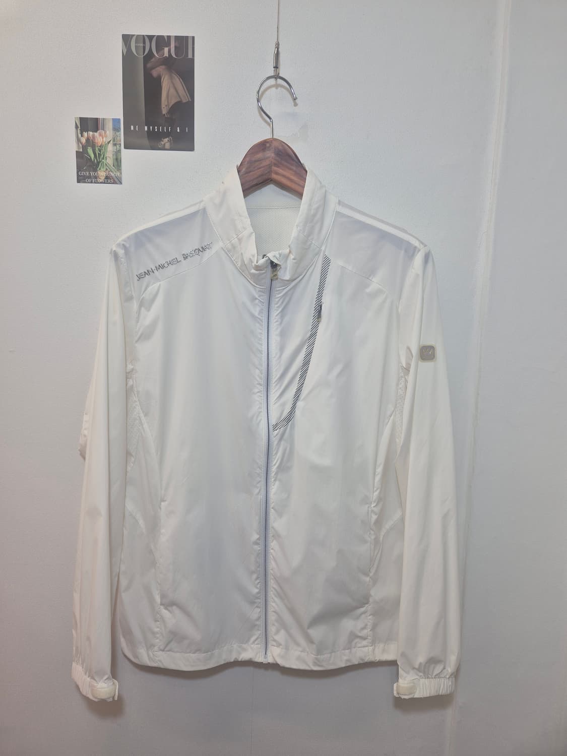 장 미셸 바스키아의 화이트 바람막이 100 사이즈   상품이미지1