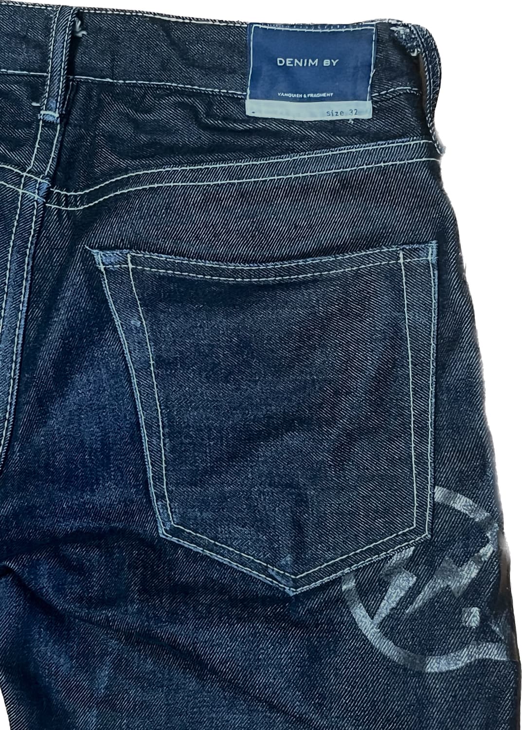 데님바이뱅퀴시 프라그먼트 셀비지 데님 팬츠 상품이미지5