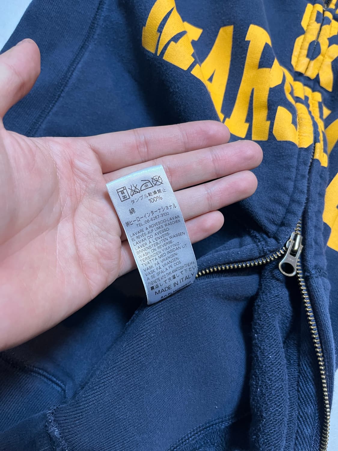 Made in italy 프랭클린 앤 마샬 후드 집업 M 상품이미지5