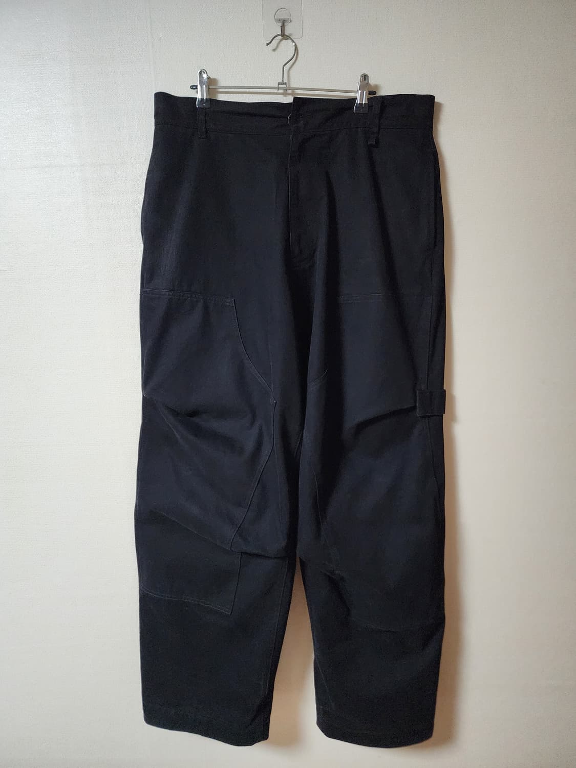 Etce 더블니 코튼팬츠 블랙 L 상품이미지3