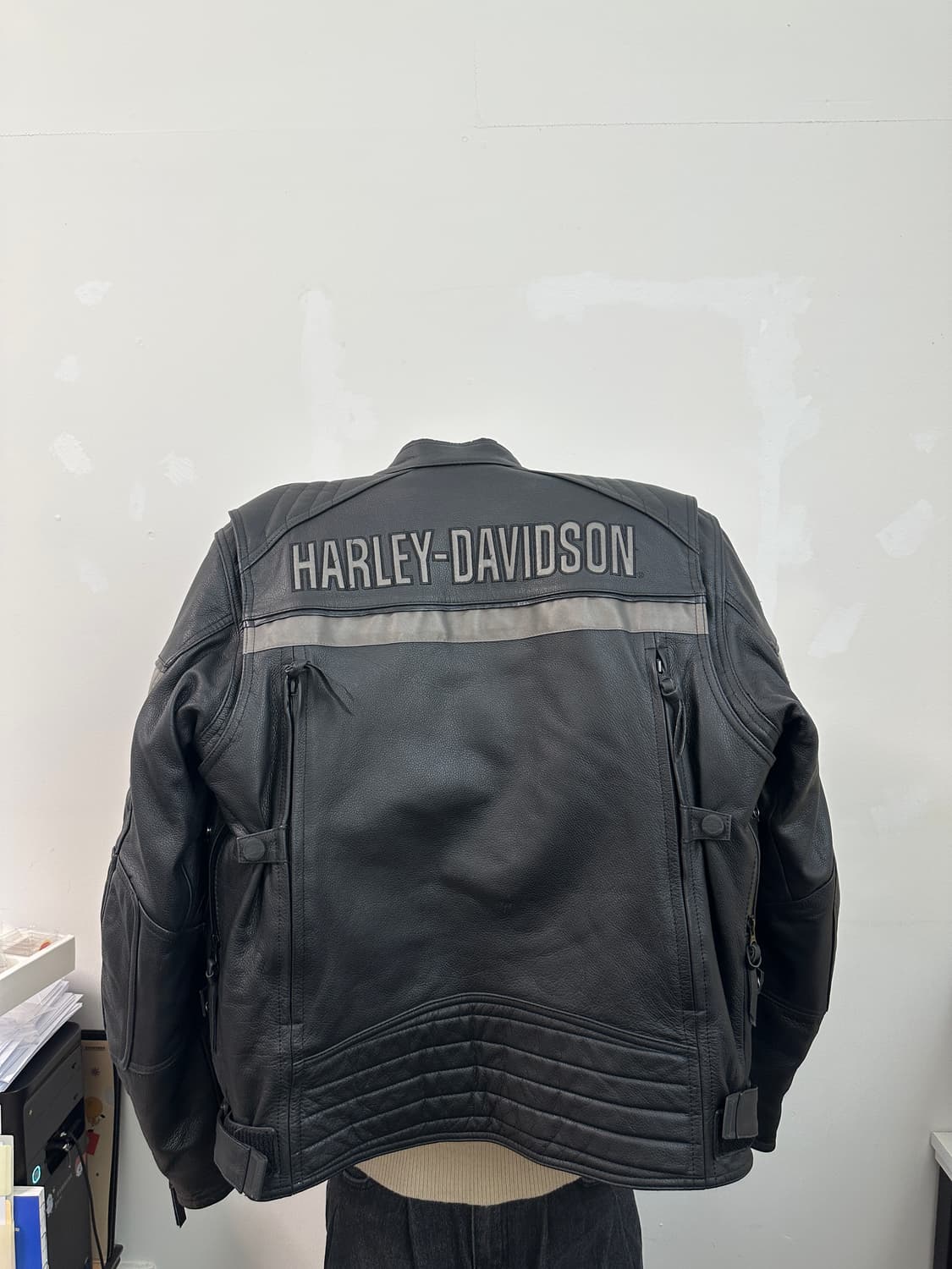 Harley-Davidson Reflective Skull Leather 상품이미지2