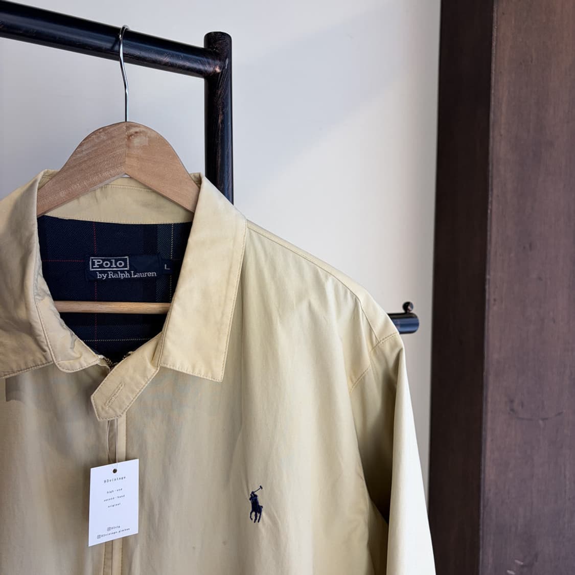 16100 - 폴로 랄프로렌 아이보리 블루종 자켓 상품이미지3