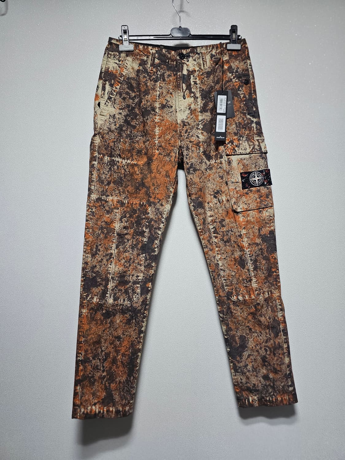 스톤아일랜드 페인트볼 카모 코튼 코듀라 팬츠 (새 상품) 상품이미지1