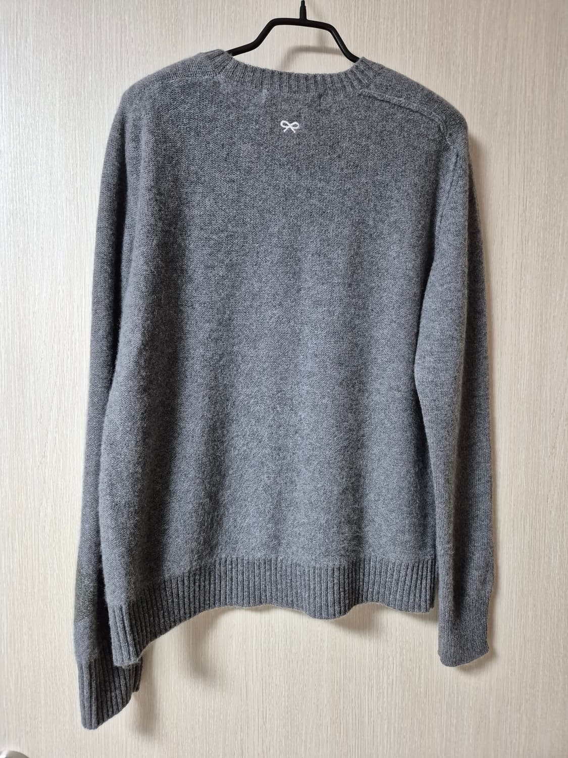 유니클로 안야힌드마치  캐시미어 크루넥 스웨터 캐시니트 라지 상품이미지5