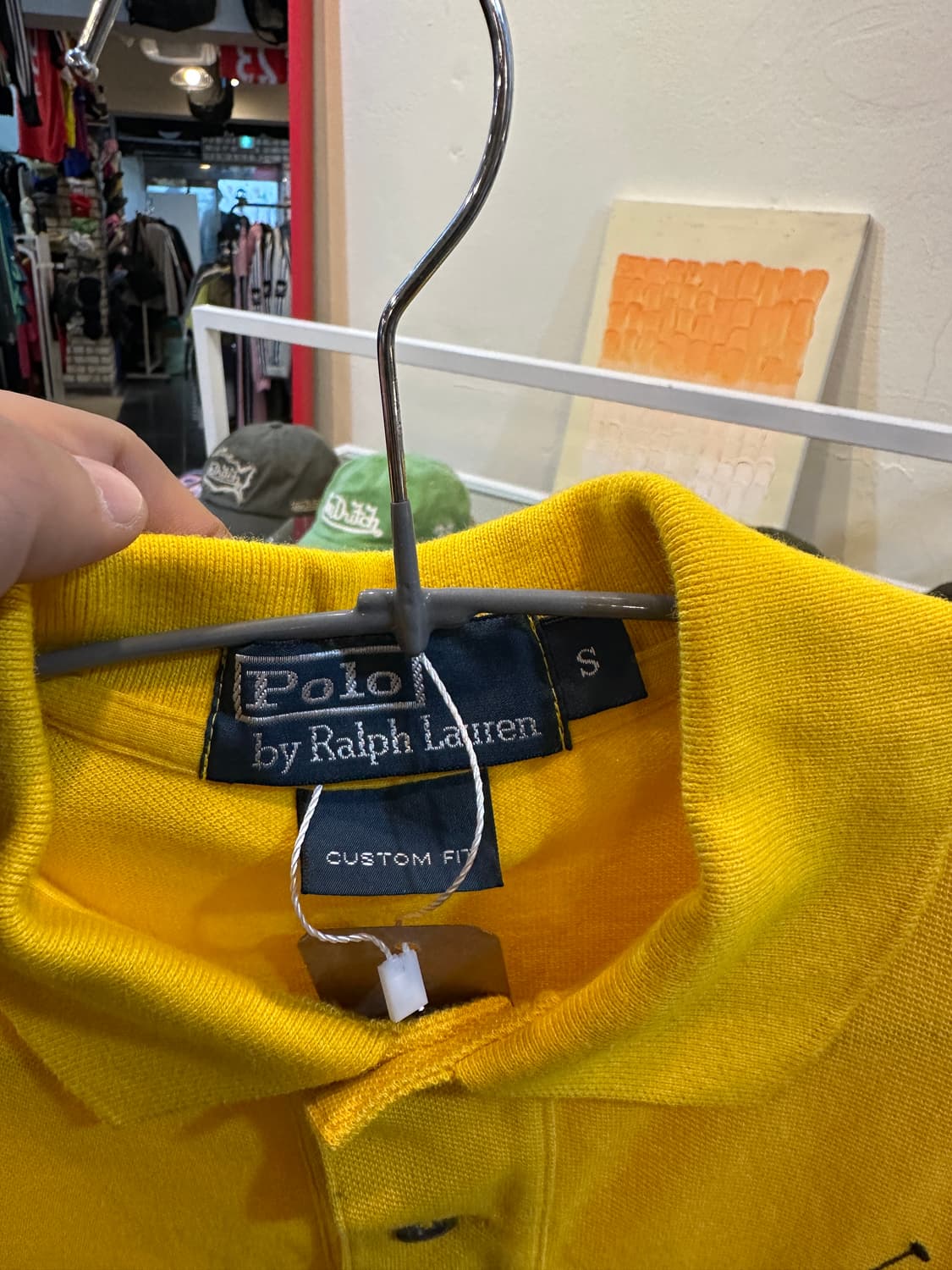 폴로 랄프로렌 빅포니 반팔 카라티 옐로우 S 상품이미지5