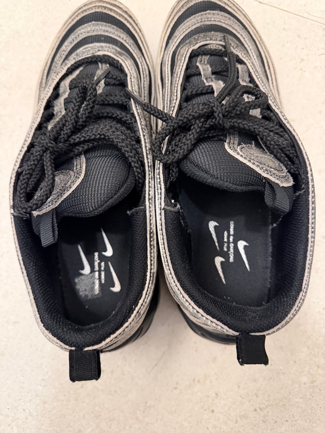 나이키 x 꼼데가르송 에어맥스 97 블랙 상품이미지4