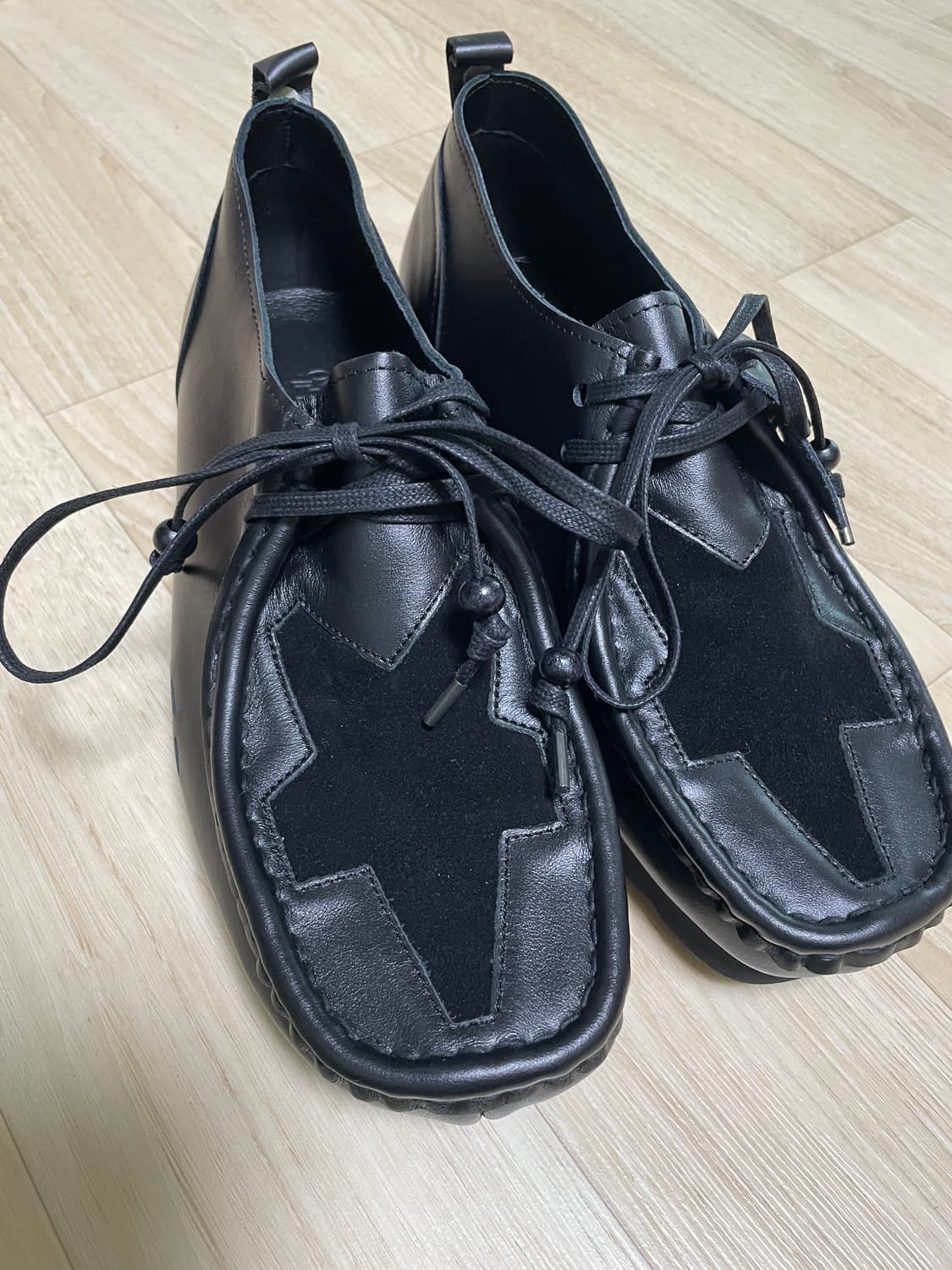 폴리테루 왈라비 슈즈 스타 레더 블랙 [1] 상품이미지3