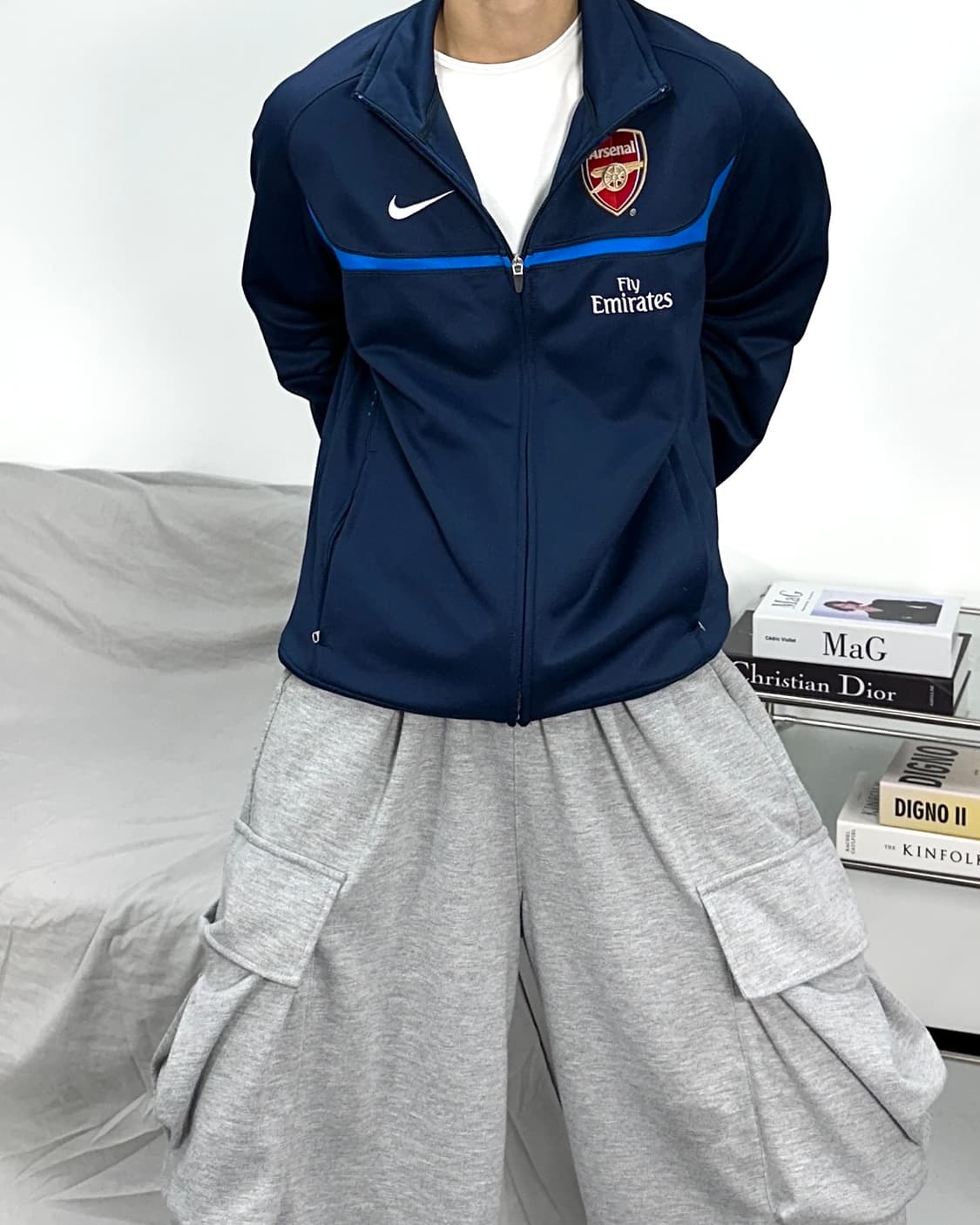 나이키 아스날 빅로고 트랙탑 져지 L 상품이미지3