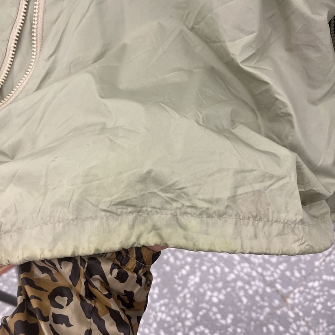 퀵실버 레트로 배색 반집업 바람막이 아노락 XL C10345 상품이미지8