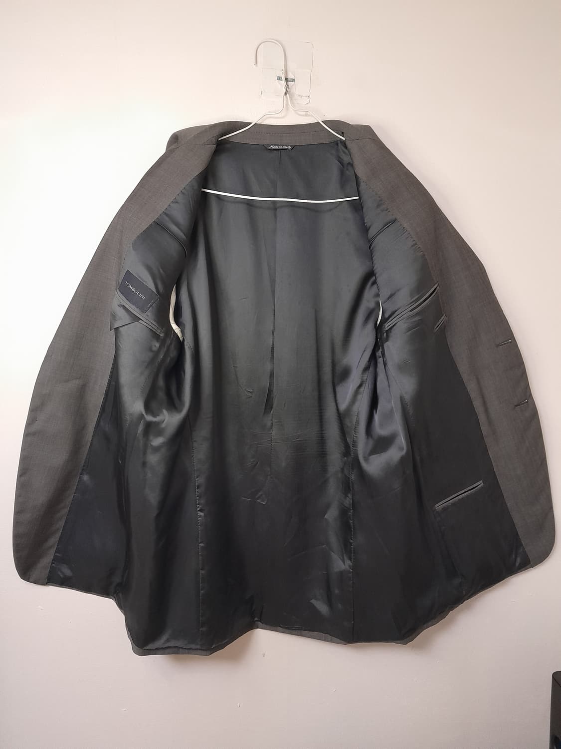 이태리 톰볼리니 그레이 울블레이져 52/105 상품이미지7