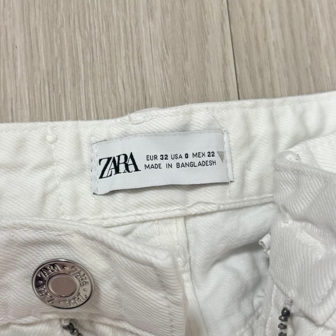 (22) 자라 화이트 데님팬츠 상품이미지5