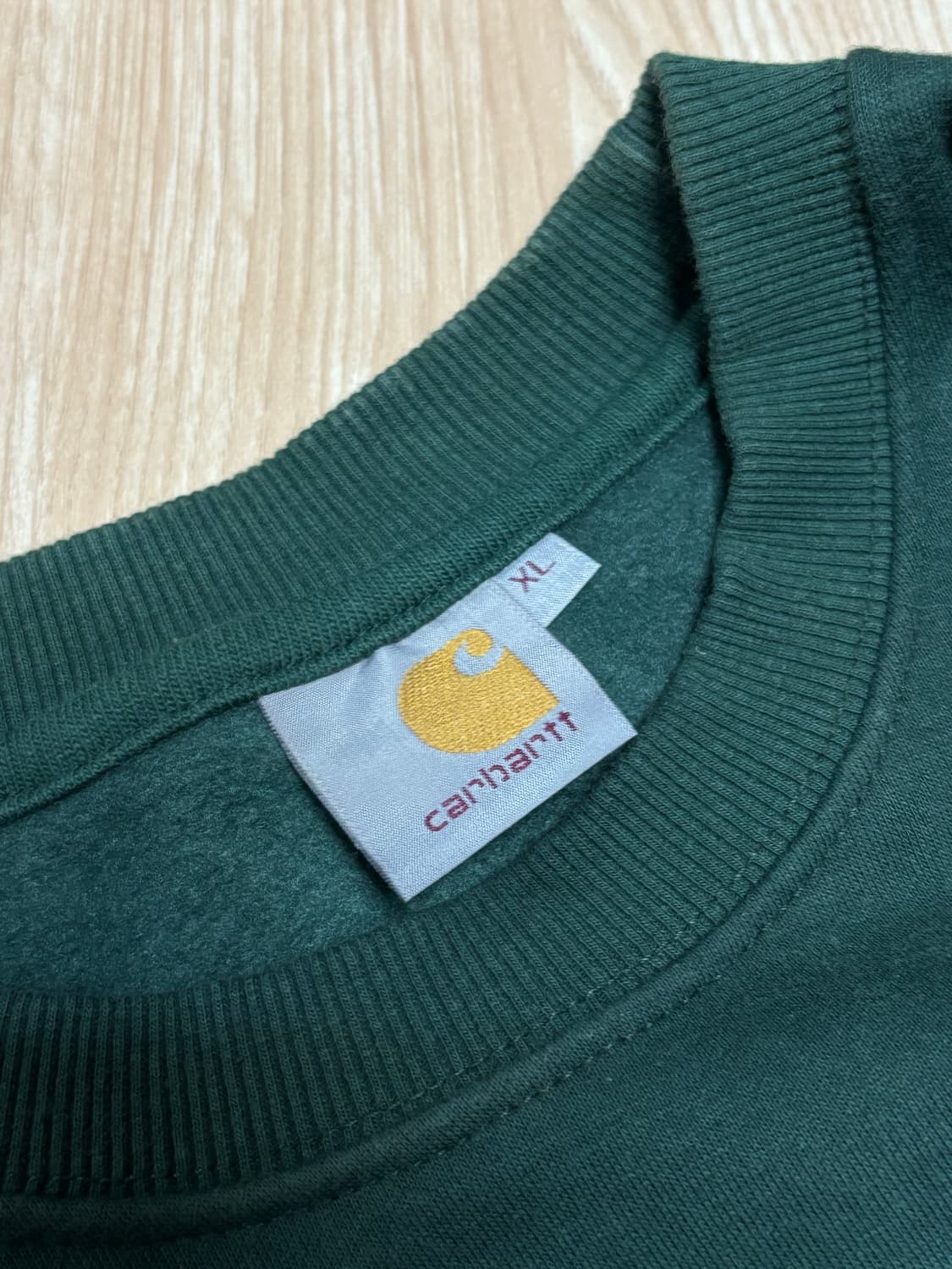 칼하트 원포켓 맨투맨 그린 상품이미지3