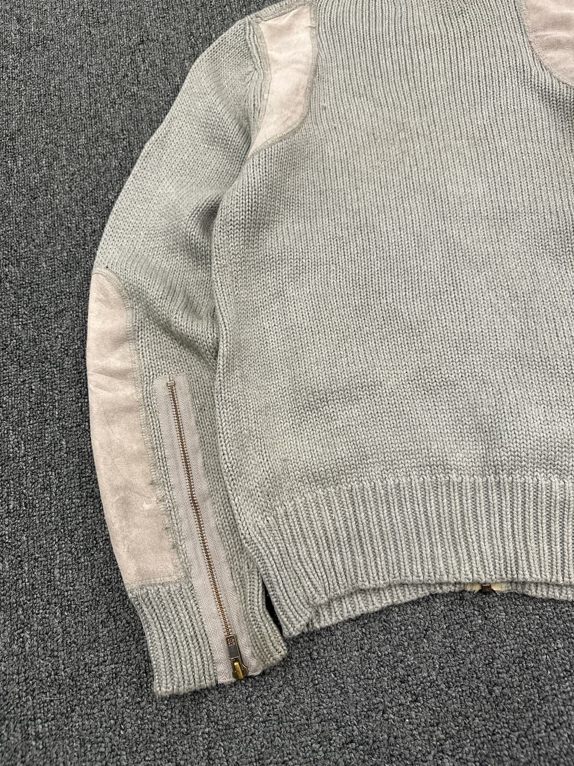L) 재패니즈 빈티지 그레이 니트 집업 상품이미지9