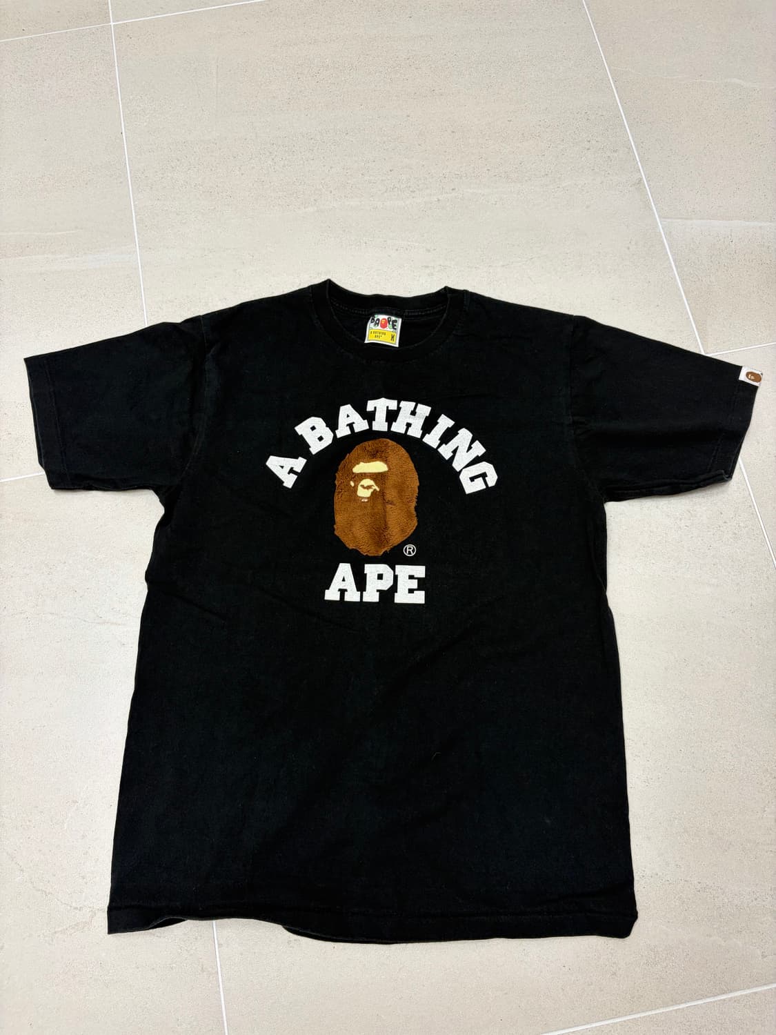 Bape 베이프 털사루 반팔 M 상품이미지1