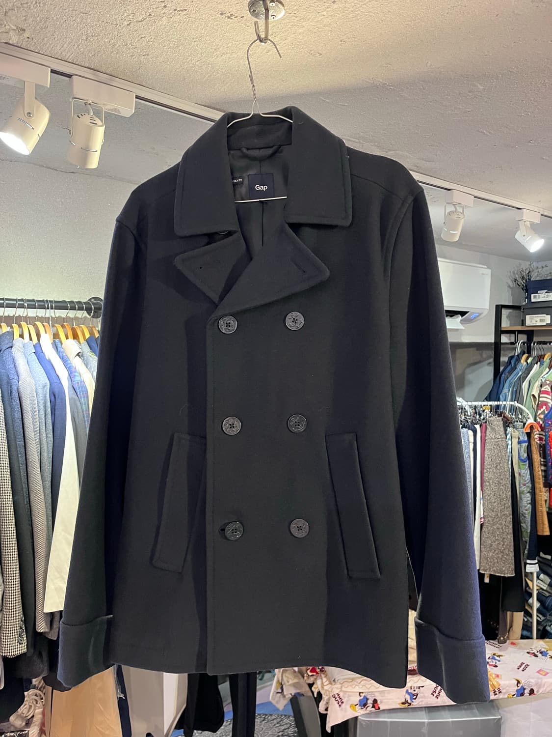 갭 울 혼방 피코트 상품이미지1