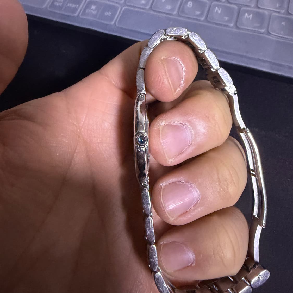 까르띠에 여성 실버 21C 쿼츠 스틸 시계 29mm 상품이미지6